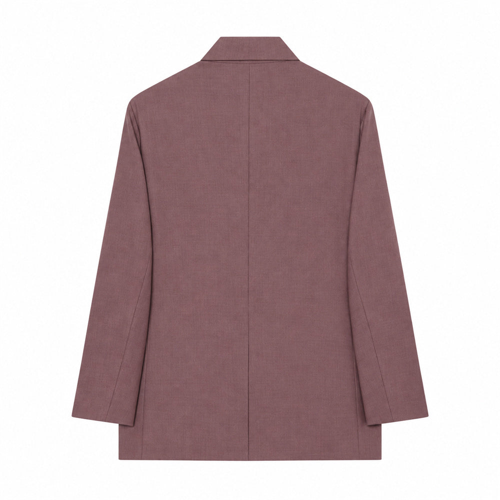 Women’s Plus Size Dusty Rose Shawl Collar Blazer