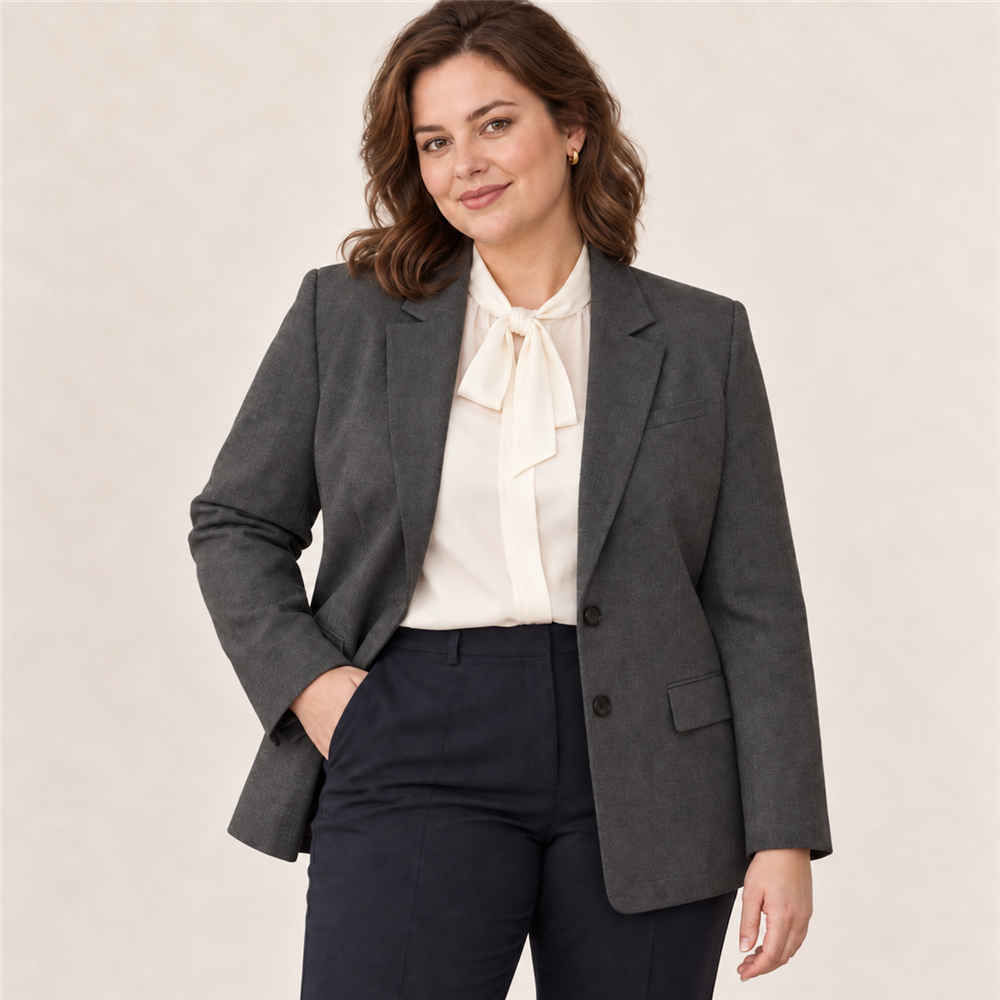 The City Tailored Plus-Size Women's Blazer