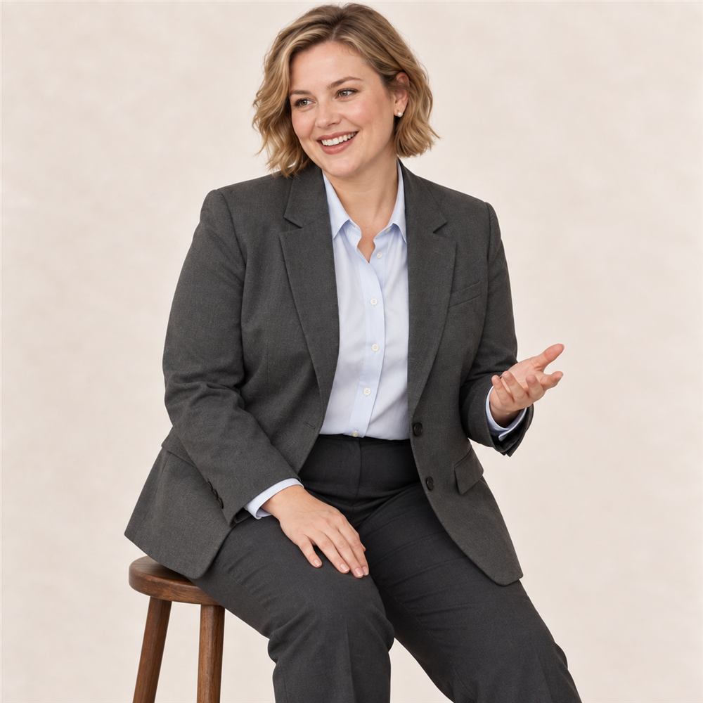 The City Tailored Plus-Size Women's Blazer