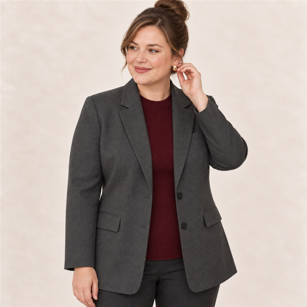 The City Tailored Plus-Size Women's Blazer