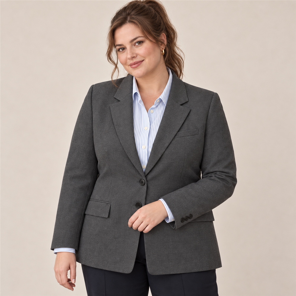 The City Tailored Plus-Size Women's Blazer