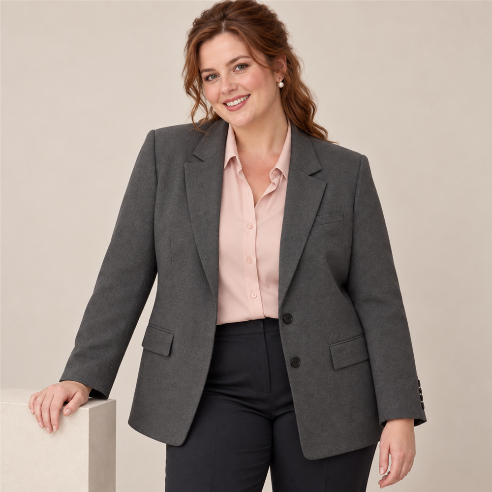 The City Tailored Plus-Size Women's Blazer