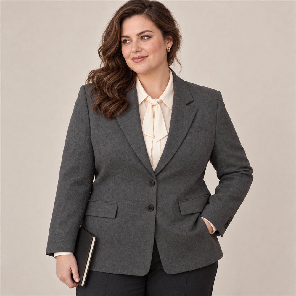 The City Tailored Plus-Size Women's Blazer