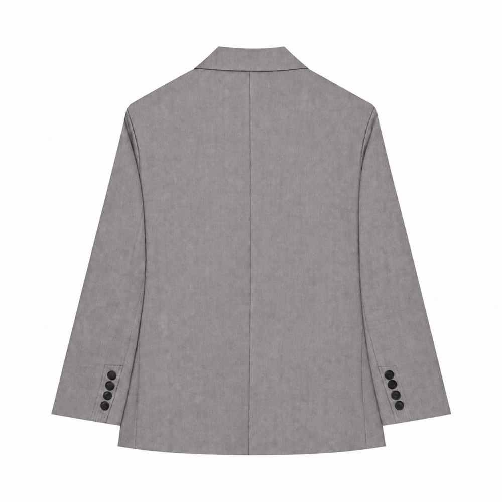 Women’s Plus-Size Grey Tailored Trouser Suit
