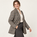 Women’s Signature Plus-Size Check Blazer